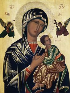 Virgin Mary and Christ Child icon